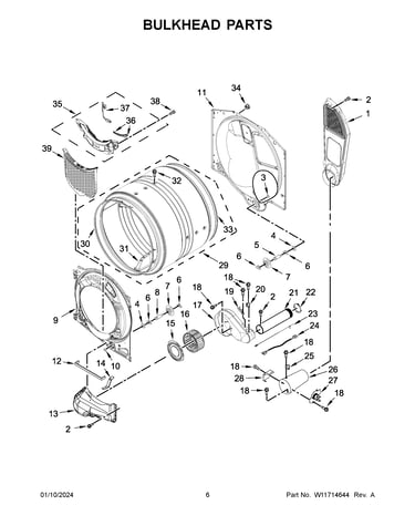 Bulkhead parts