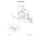 Maytag MGD5630HW4 door parts diagram