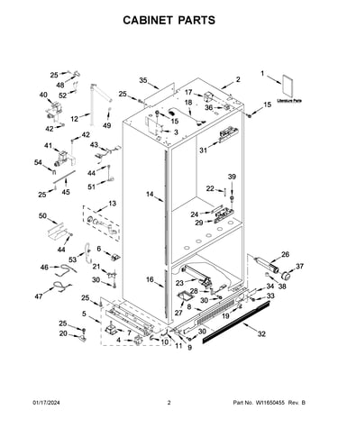 Cabinet parts