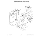 Jenn-Air JF36NXFXDE05 refrigerator liner parts diagram