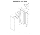 Jenn-Air JF36NXFXDE05 refrigerator door parts diagram