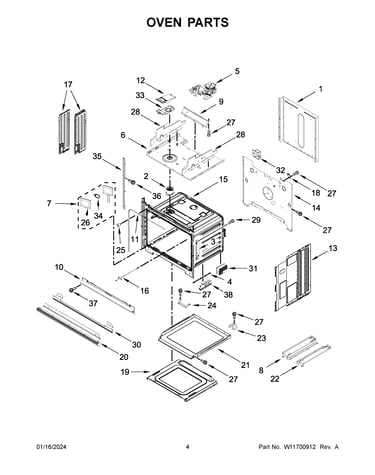 Oven parts