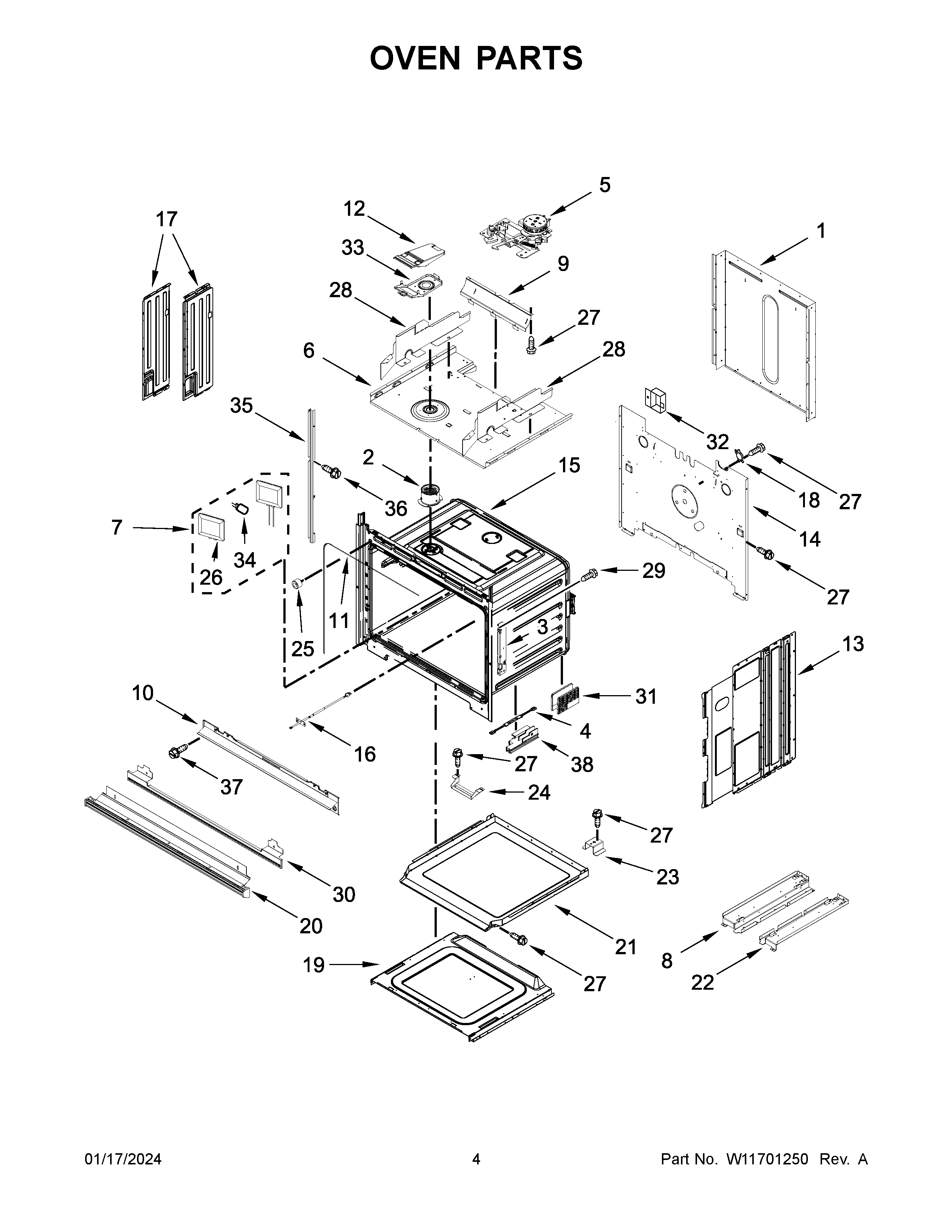 Oven parts