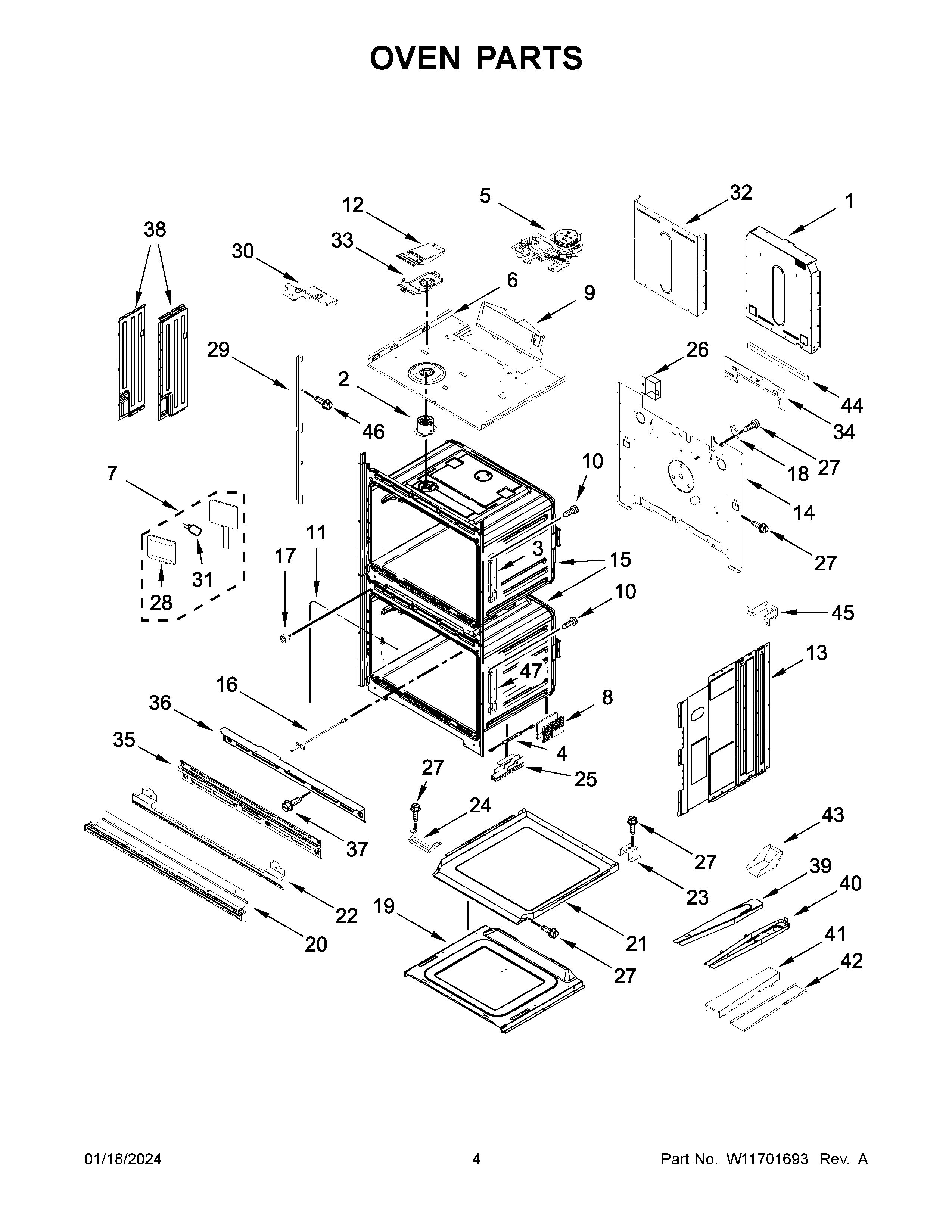 Oven parts