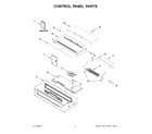 KitchenAid KOES527PSS00 control panel parts diagram