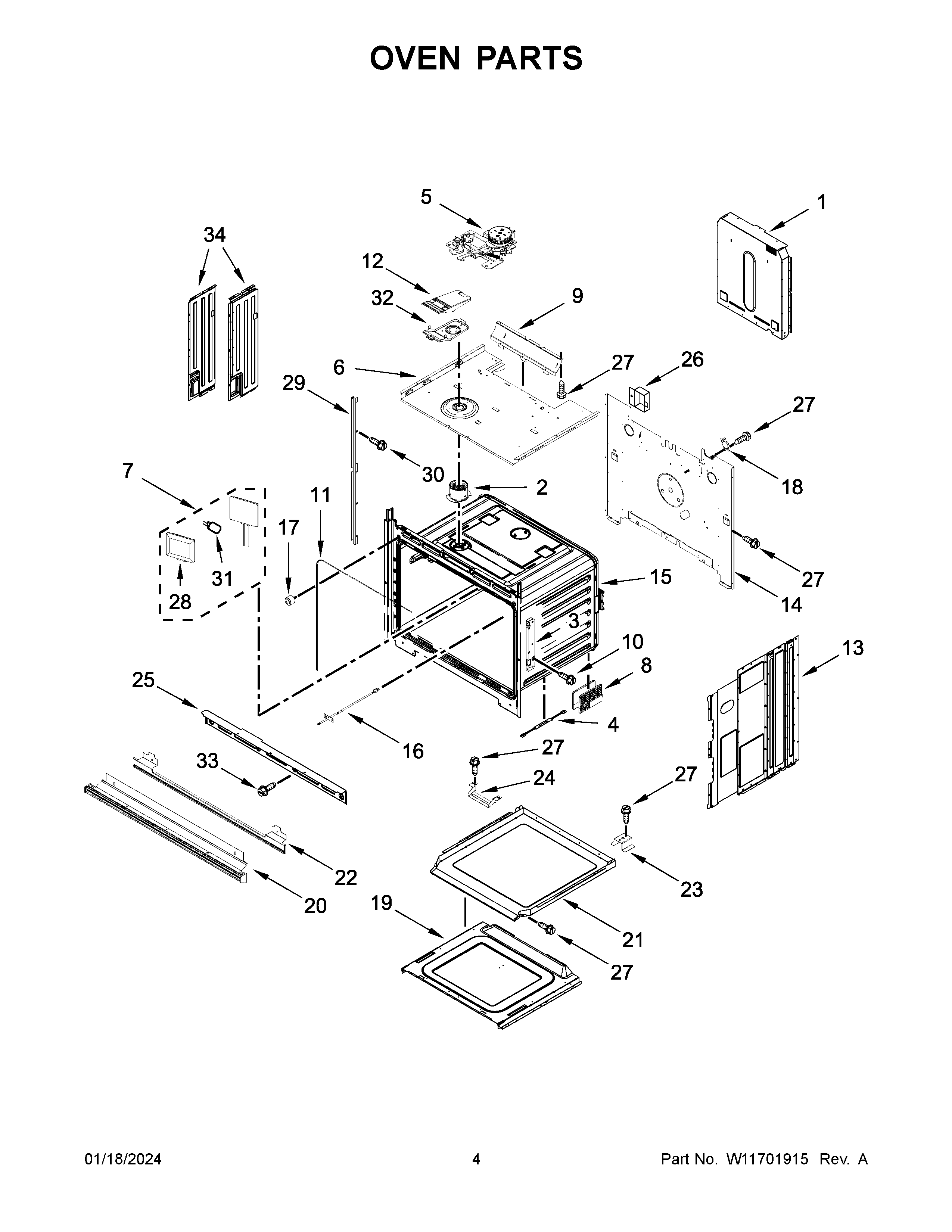 OVEN PARTS