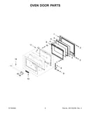 Oven door parts