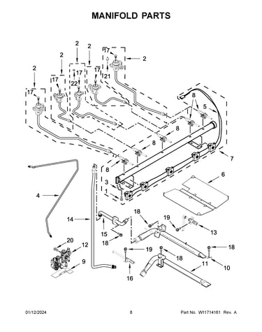 Manifold parts