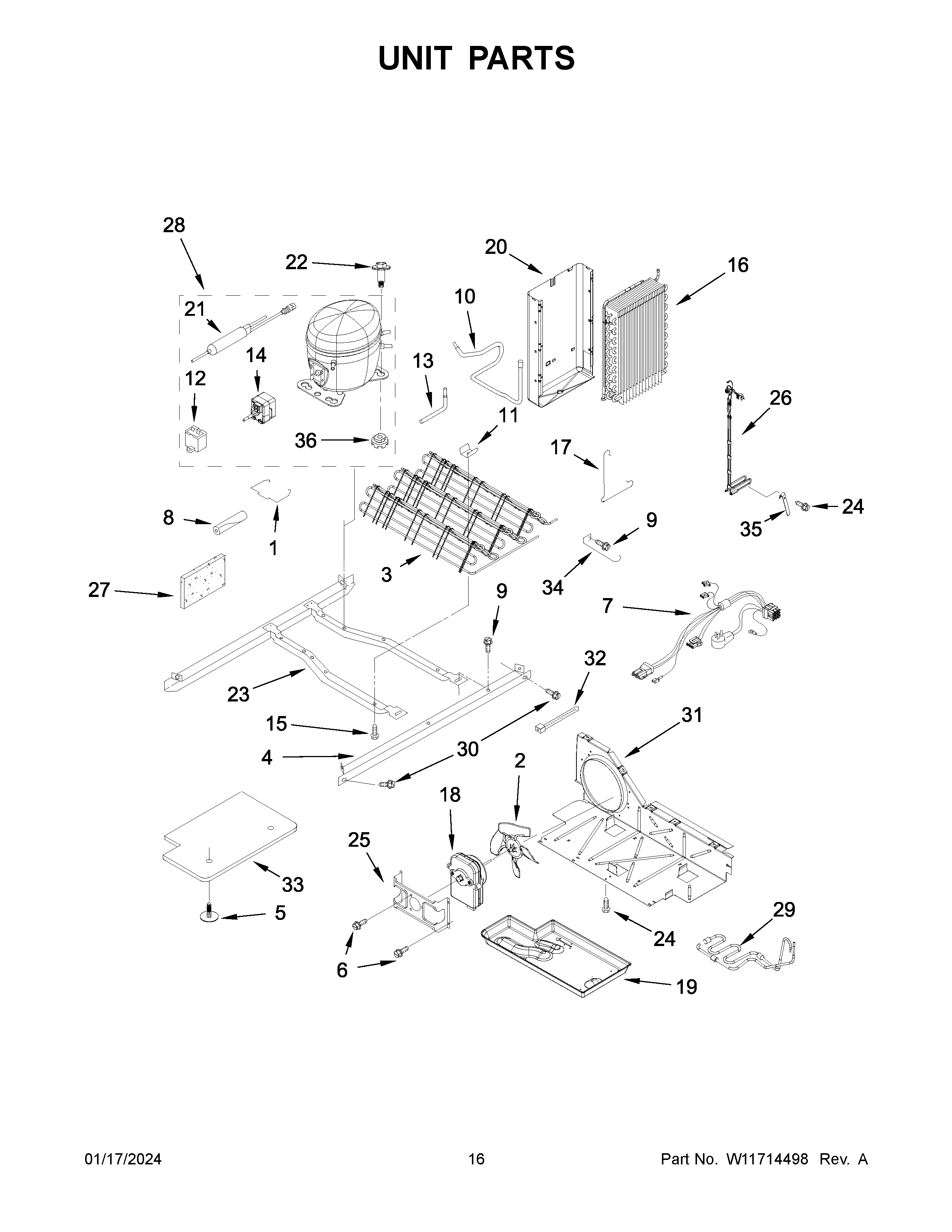 Unit parts