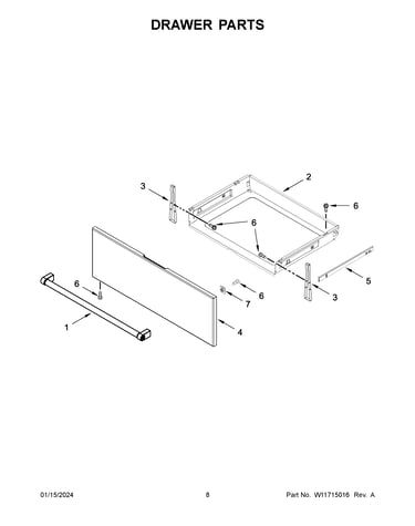 Drawer parts