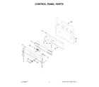 Whirlpool WFE775H0HV5 control panel parts diagram