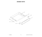 Maytag MER8800FZ6 drawer parts diagram