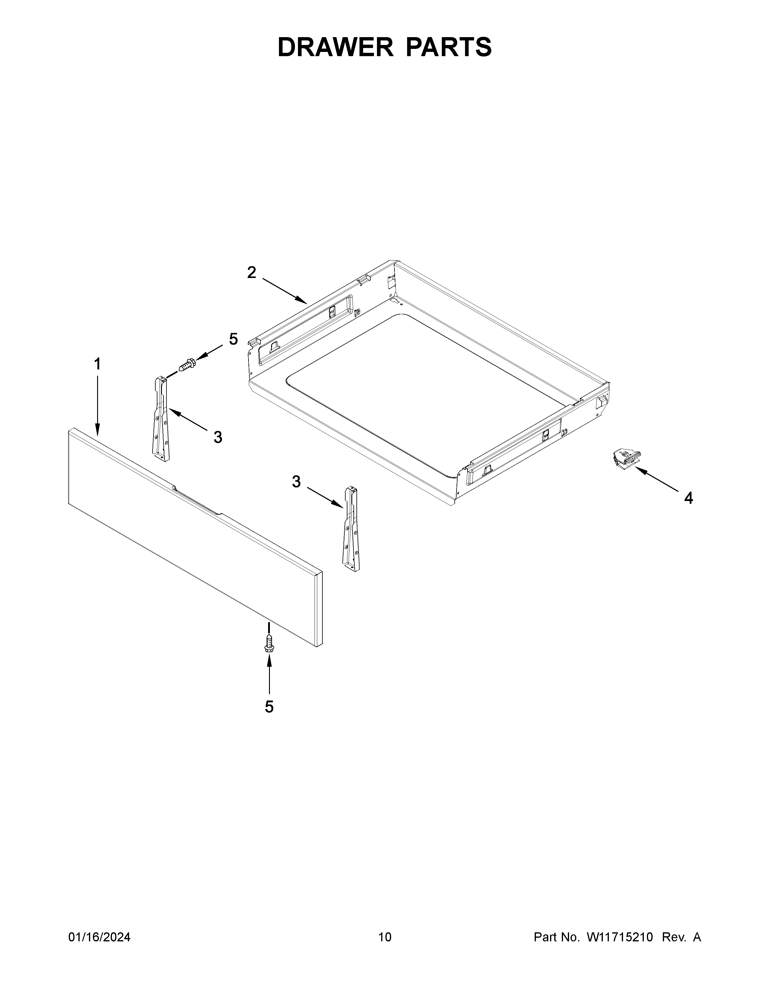Drawer parts