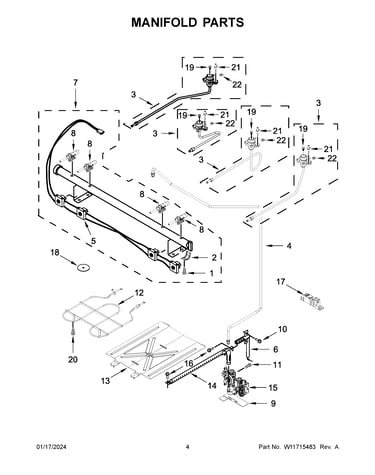 Manifold parts