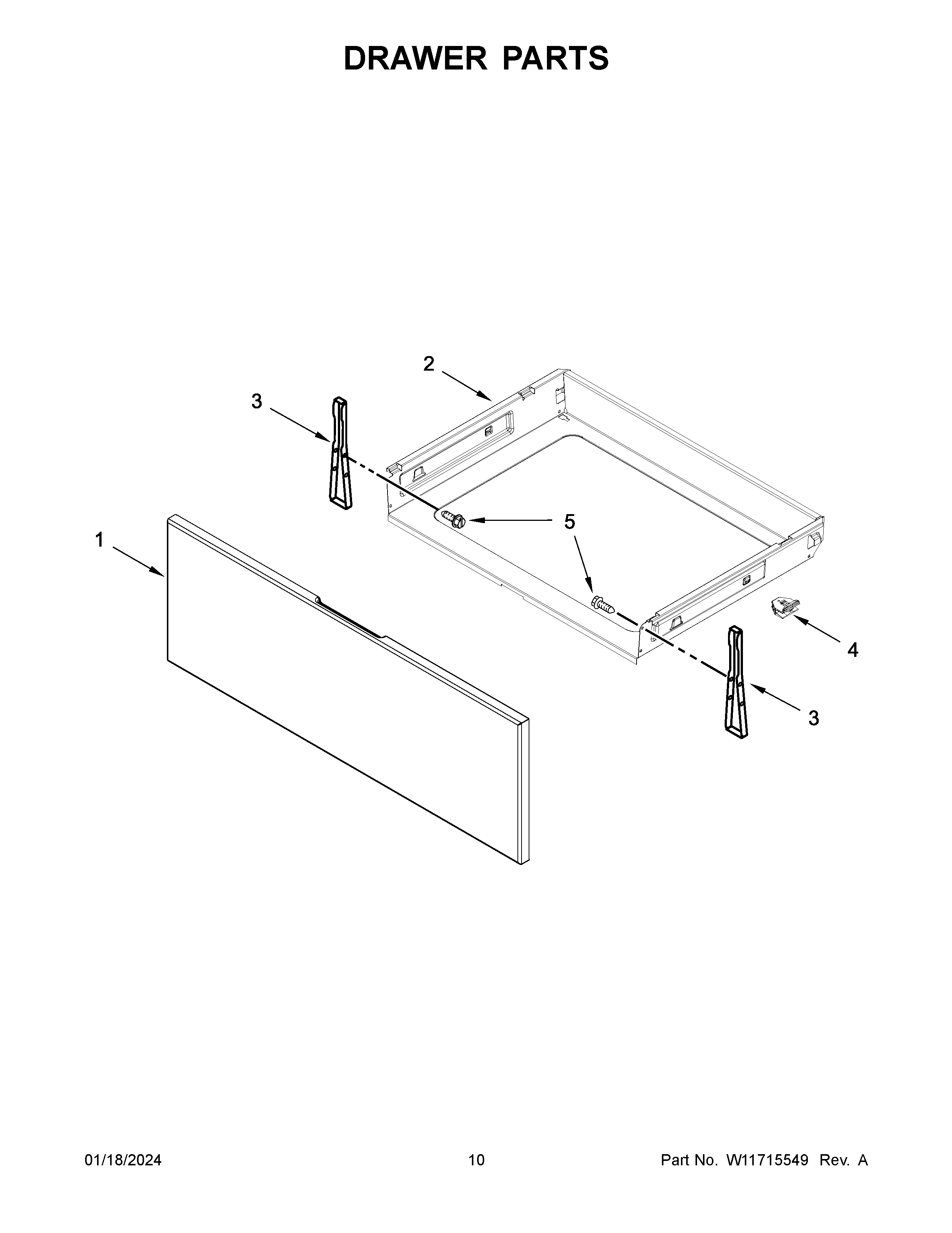 DRAWER PARTS