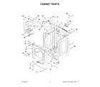 Maytag MGD5630HC4 cabinet parts diagram