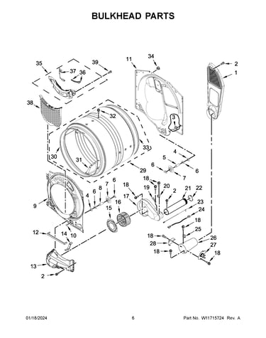 Bulkhead parts