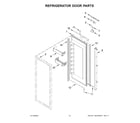 Jenn-Air JF36NXFXDE00 refrigerator door parts diagram