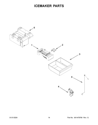 Icemaker parts