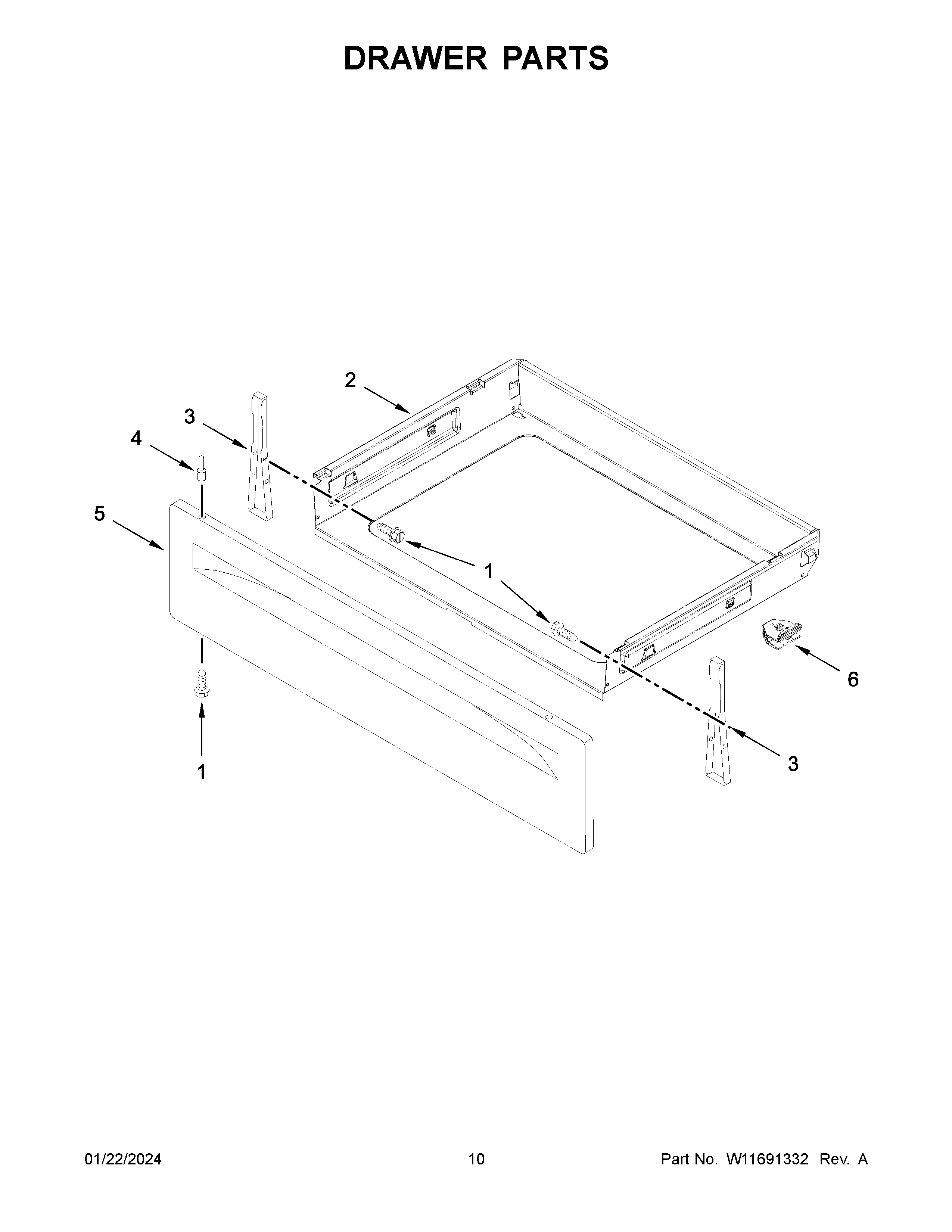 Drawer parts