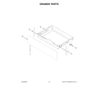 Whirlpool WFE550S0LZ3 drawer parts diagram