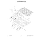 Whirlpool WFG525S0JV6 cooktop parts diagram