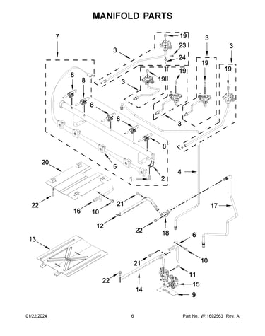 Manifold parts