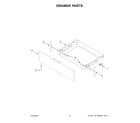 Whirlpool WFG525S0JZ6 drawer parts diagram