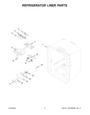 Refrigerator liner parts
