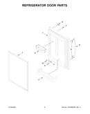 Refrigerator door parts