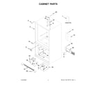 Maytag MBB1957FEW05 cabinet parts diagram