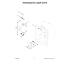 Maytag MBB1957FEW05 refrigerator liner parts diagram