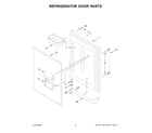 Maytag MBB1957FEW05 refrigerator door parts diagram