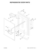 Refrigerator door parts