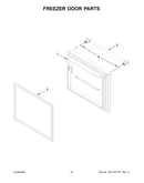 Freezer door parts