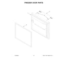 Amana ABB2224BRW05 freezer door parts diagram