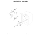 Maytag MBF2258FEZ08 refrigerator liner parts diagram