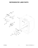 Refrigerator liner parts