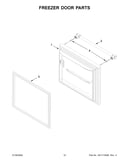 Freezer door parts