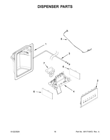 Dispenser parts