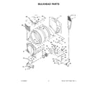 Maytag MGD5630MBK1 bulkhead parts diagram