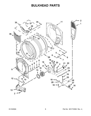 Bulkhead parts