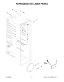 Refrigerator liner parts