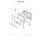 Whirlpool WEC310S0LS3 door parts diagram