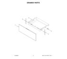 Whirlpool WEC310S0LS3 drawer parts diagram