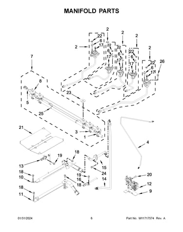 Manifold parts