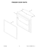 Freezer door parts