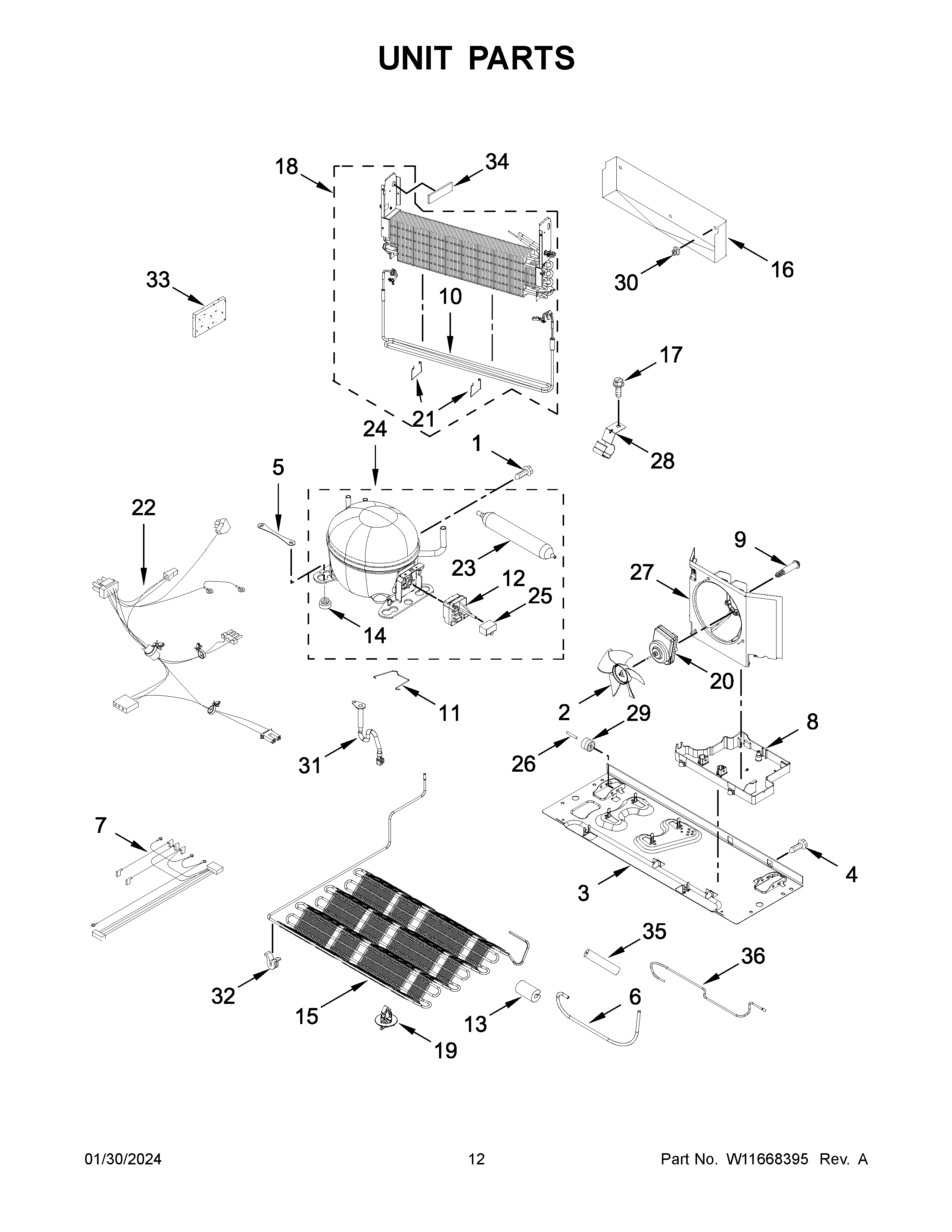 Unit parts