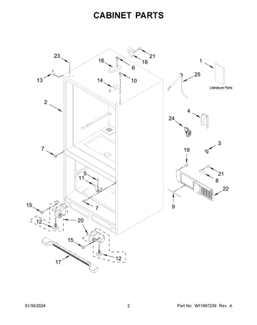 Cabinet parts