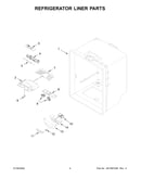 Refrigerator liner parts